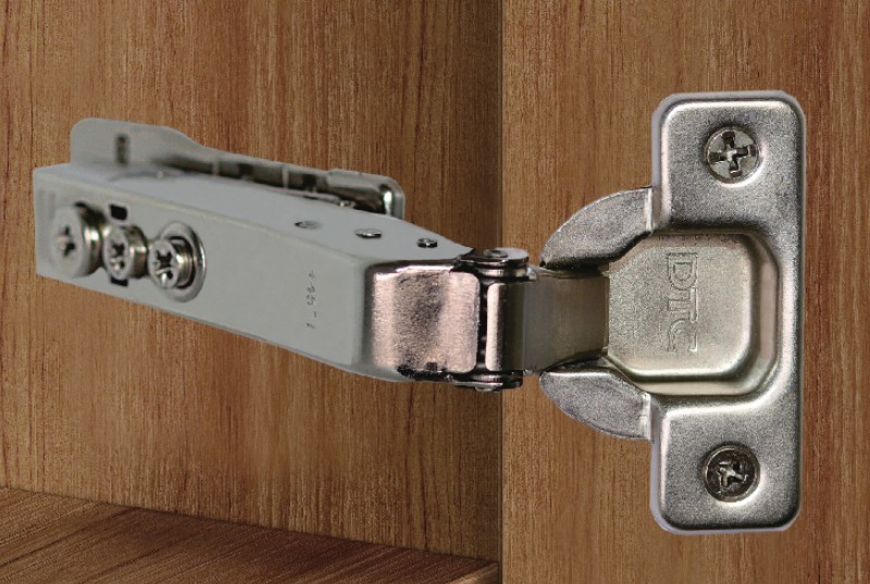 C81E Diagonal 45° Hinges, 110° opening angle, For cross-corner cabinet