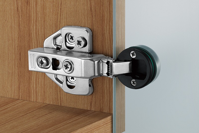 C80 Glass Door Hinges, 110° opening angle, Full overlay, Half overlay and Inset models