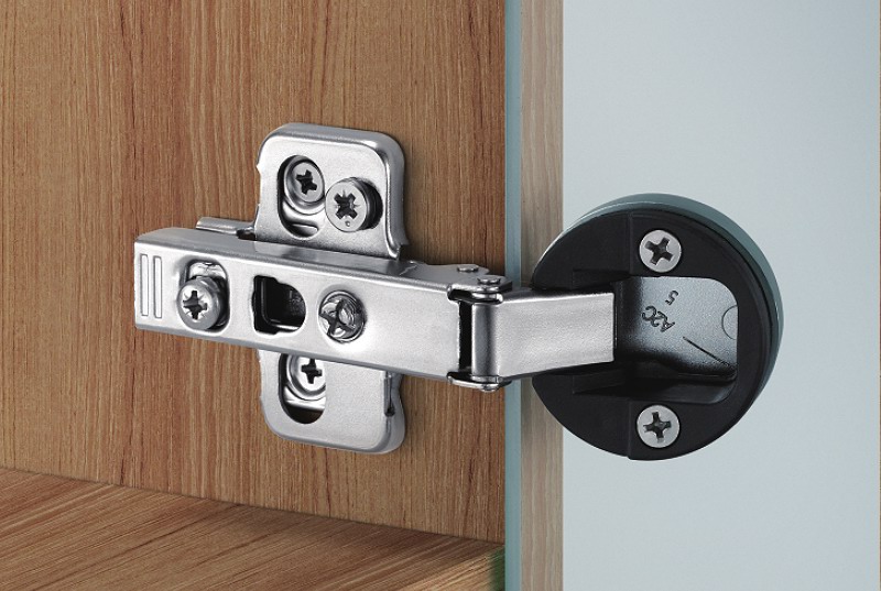 C98 Glass Door Hinges, 110° opening angle, Full overlay, Half overlay and Inset models